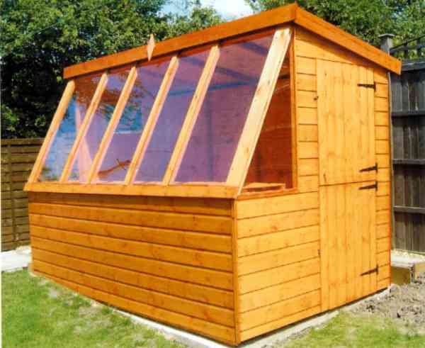 plan your greenhouse shed for extra space for storing