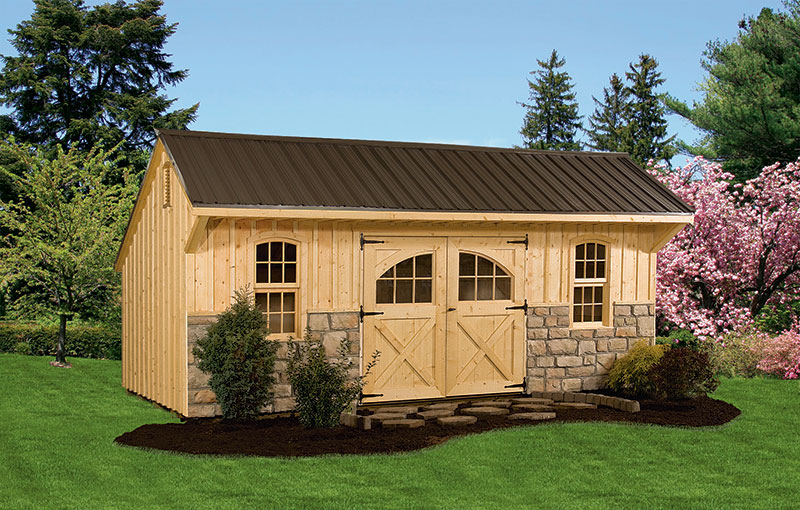 10×16 Gable Shed Plans – Affordable Utility Shed Plans For Your 