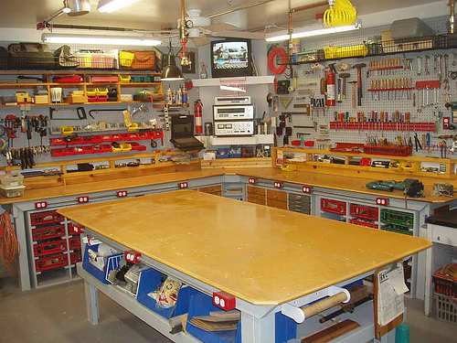 Home Garage Woodworking Shop
