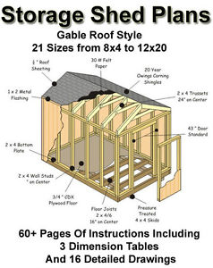 12×32 Shed Plans