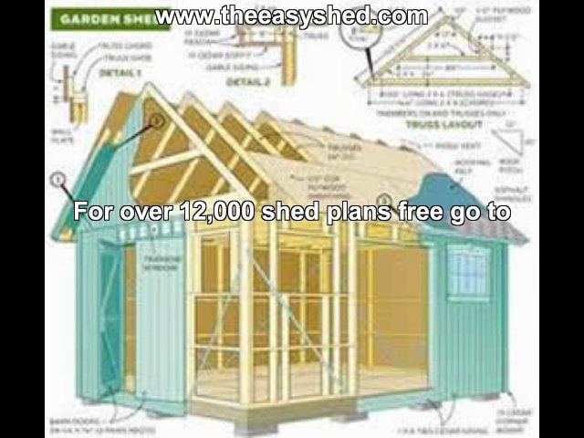 gambrel shed guide build-it-yourself project & plans
