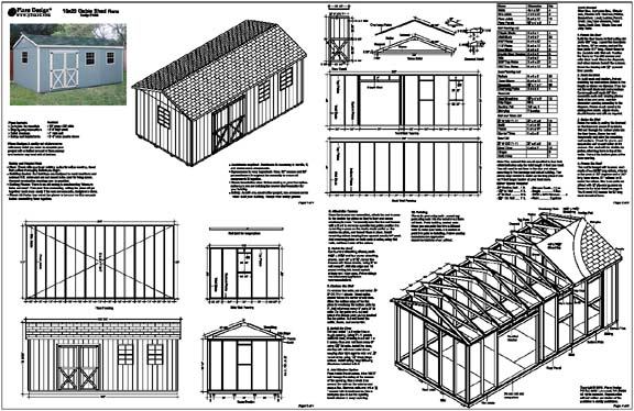 Shed Plans 10×20 : Points To Prepare In Case You Strategy To Build A 