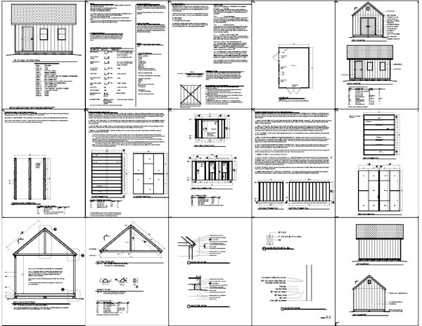 Shed Plans 12×16 Free : Construct Your Own Shed By Way Of Free Shed 
